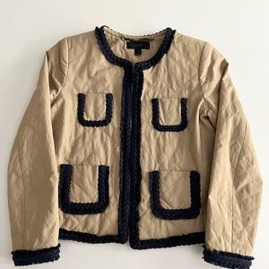 J. Crew quilted blazer